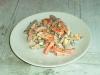 Juicy salat liha ja tomatid: lihtne ja maitsev
