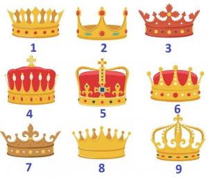Test: valige kroon ja leida oma domineeriv iseloomujoon