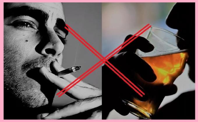 Limit halvad harjumused (suitsetamine sigarettide ja alkoholi sisaldavad joogid)